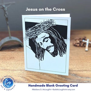 Catholic Cards with Virgin Mary and Sacred Heart of Jesus Artwork, Religious Sympathy Cards, Catholic Gifts for Women, Free Shipping in US image 5