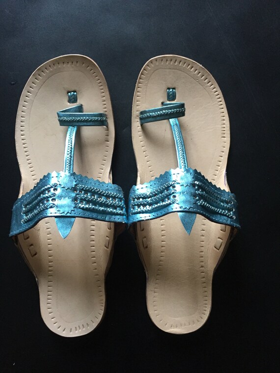 KOLHAPURI CHAPPAL Original Old-Fashioned Beautiful Purple for Men Slipper Sandal