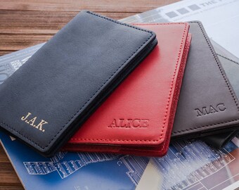 Passport cover personalized passport covers leather passport cover leather passport holder passport wallet passport case groomsmen gift.