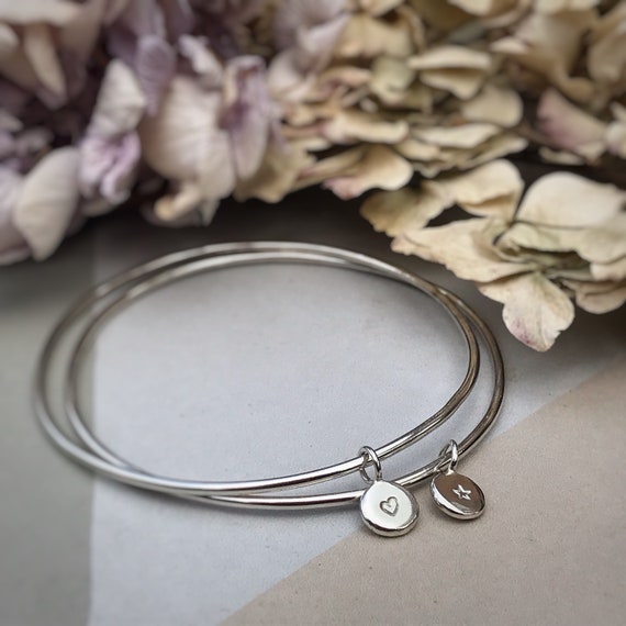 Personalised silver bracelets deals