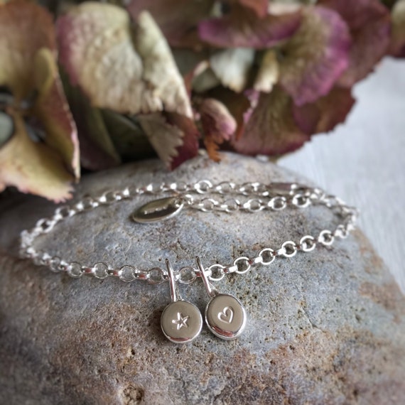 Personalised silver charm discount