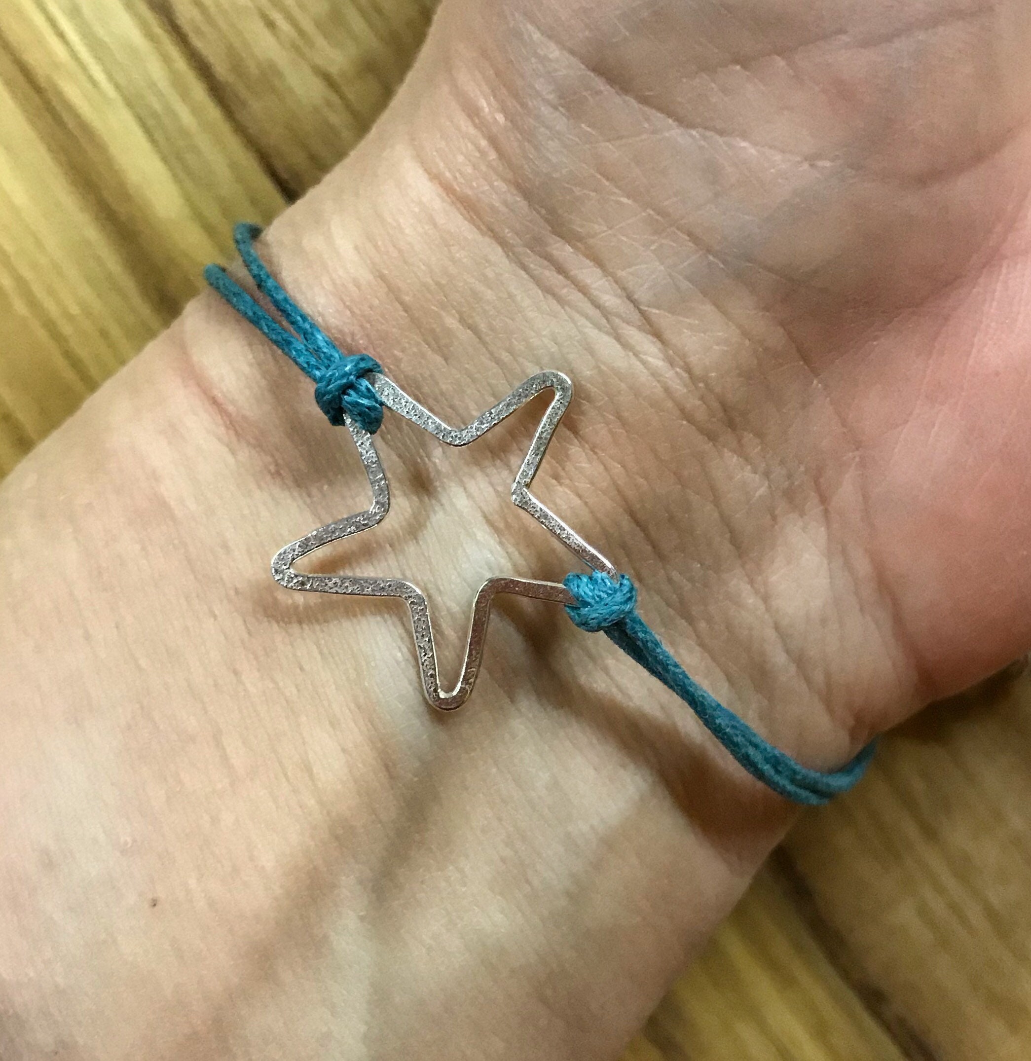 Two Heart Friendship Bracelet Star Friendship Bracelet Etsy UK