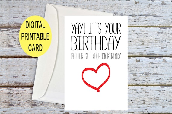 etsy birthday cards for him