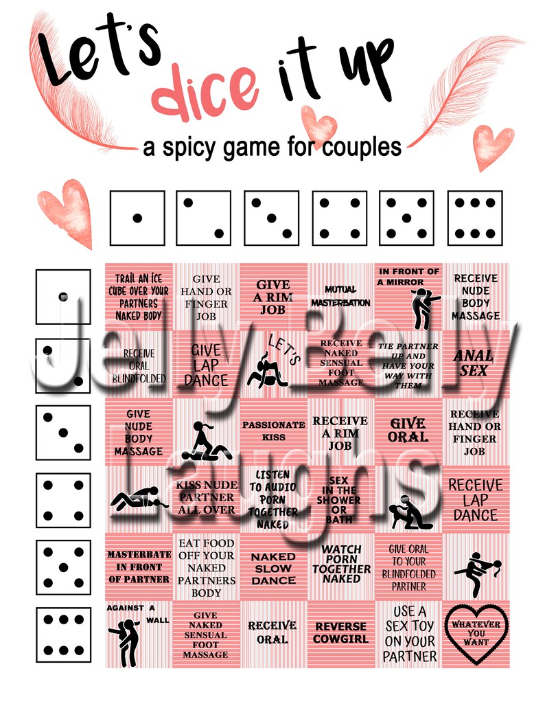 Printable Sex Game, Naughty Couples Game, Adult Dirty Game, Sexy