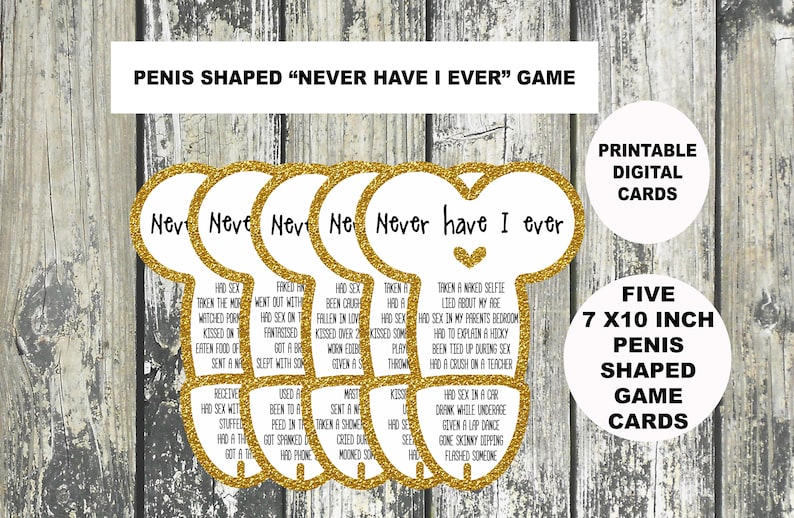 Never Have I Ever Naughty Party Game I've Never Game Etsy
