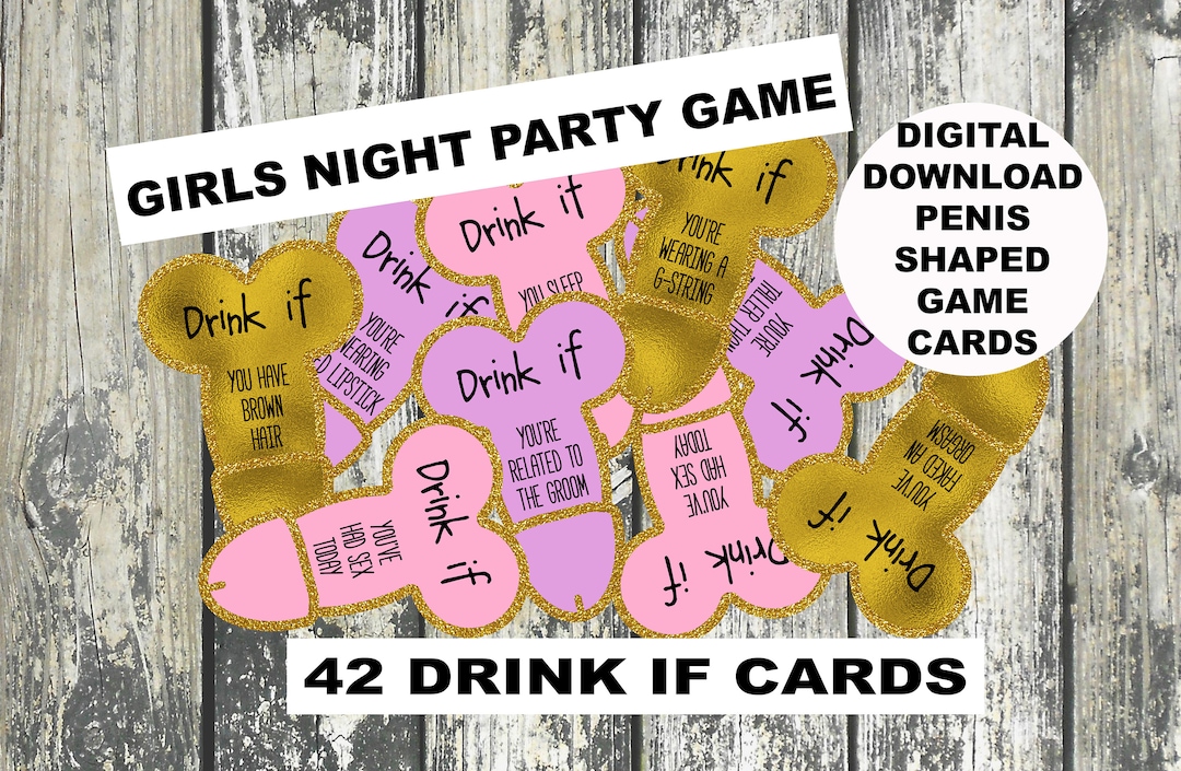 Dirty Drink If Game, Bridal Drinking Game, Bachelorette Drinking Game