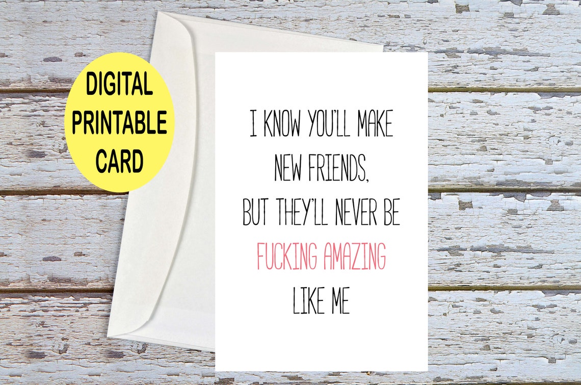 Friend Goodbye Card Sister Moving Away Sister Going Away | Etsy Australia