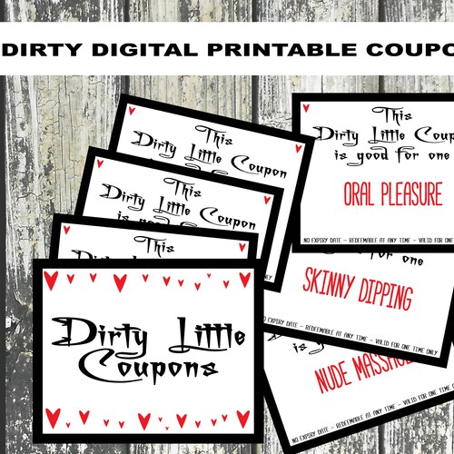 Sex Coupons Printable Naughty Voucher Book for Him - Etsy