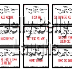 Dirty Coupons for Boyfriend Naughty Coupons for Him Sexy - Etsy Australia
