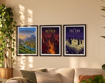 Block — 3 Poster Set | Matching Wall Art Prints