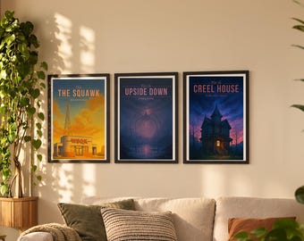 Hellfire — 3 Poster Set | Matching Wall Art Prints