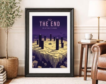 THE END * Travel Poster * Scenic Fantasy Wall Art