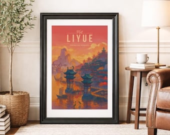 LIYUE * Travel Poster * Impactful Fantasy Wall Art