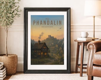 PHANDALIN * Travel Poster * Adventurous Fantasy Wall Art