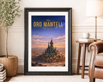 ORD MANTELL * Galactic Travel Poster * Scenic Sci-Fi Wall Art