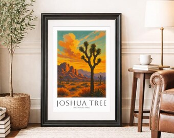 JOSHUA TREE * Travel Poster * National Park Wall Art