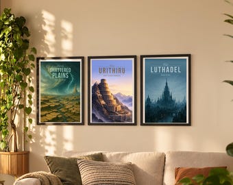 Worldhopper — 3 Poster Set | Matching Wall Art Prints