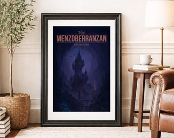 MENZOBERRANZAN * Travel Poster * Adventurous Fantasy Wall Art