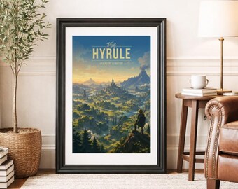 HY-RULE * Travel Poster * Scenic Gaming Wall Art