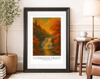 CUYAHOGA VALLEY  * Travel Poster * National Park Wall Art
