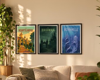 Overblot — Complete 9 Poster Set | Matching Wall Art Prints