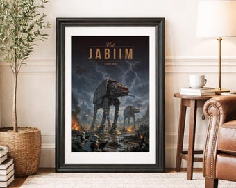 JABIIM * Galactic Travel Poster * Scenic Sci-Fi Wall Art