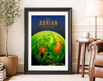 ADRIAN * Travel Poster * Scenic Cinematic Wall Art