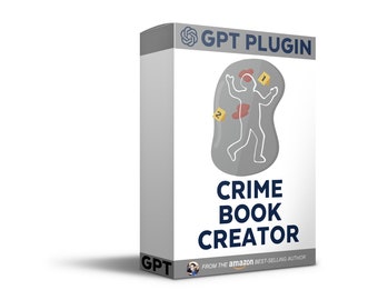 Modèle de création automatique de livre sur la criminalité ChatGPT. Le plugin vous invite à créer, écrire et publier du contenu de livres sur Amazon KDP en 4 heures