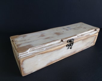 Vintage-style recycled wooden box