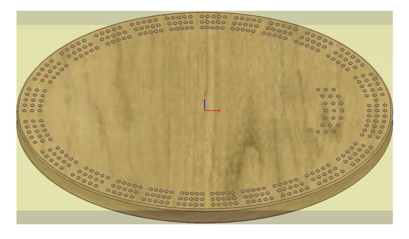 Printable Oval Cribbage Board Template Printable Templates Free Printable Oval Cribbage Board Template Printable Templates Free