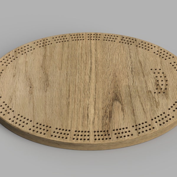 Cribbage Board Template Etsy