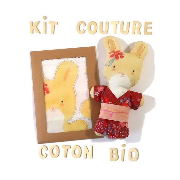 DIY sewing kit, sewing doll, sewing kit yourself, rag doll, Suzie watercolor doll