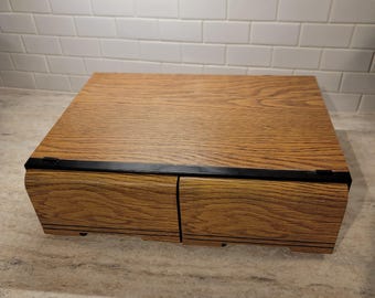 Vintage VHS Tape Storage Drawers, Holds 19 VCR Tapee