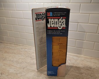 Vintage Jenga, 1986 Milton Bradley