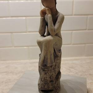 Vintage Willow Tree New Old Stock, Susan Lordi Demdaco, Willow Tree Figurine &quot;Patience&quot;