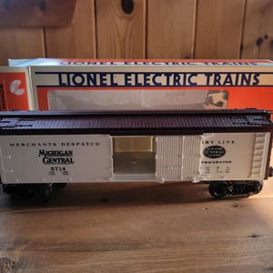 Vintage Lionel 5714 Michigan Central Woodside Refrigerator Car O Gauge
