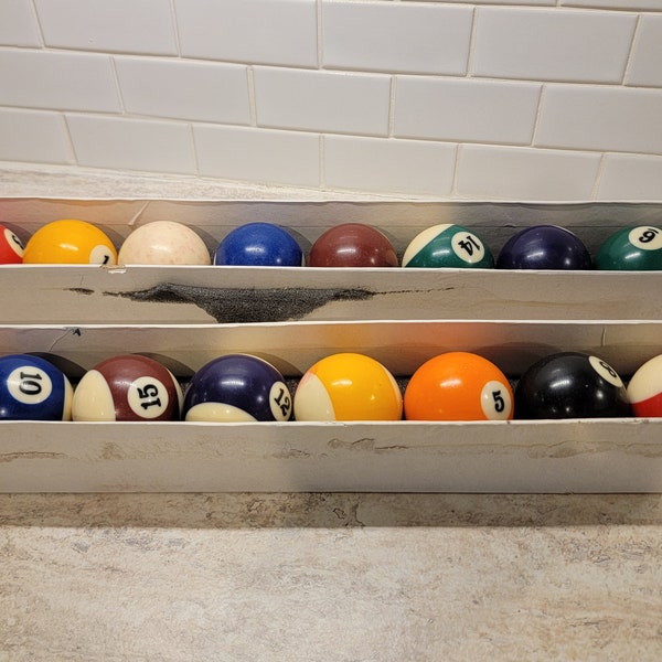 Pool Balls, Billard Balls from the 1990s, Vintage Pool Billard Balls