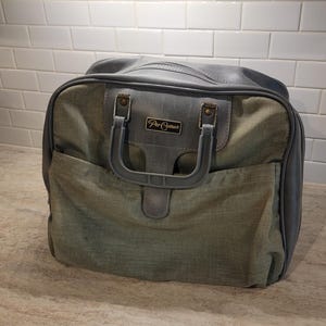 Vintage Pro Carrier Gray Bowling Bag, Vintage Bowling Bag, Retro Bowling Bag