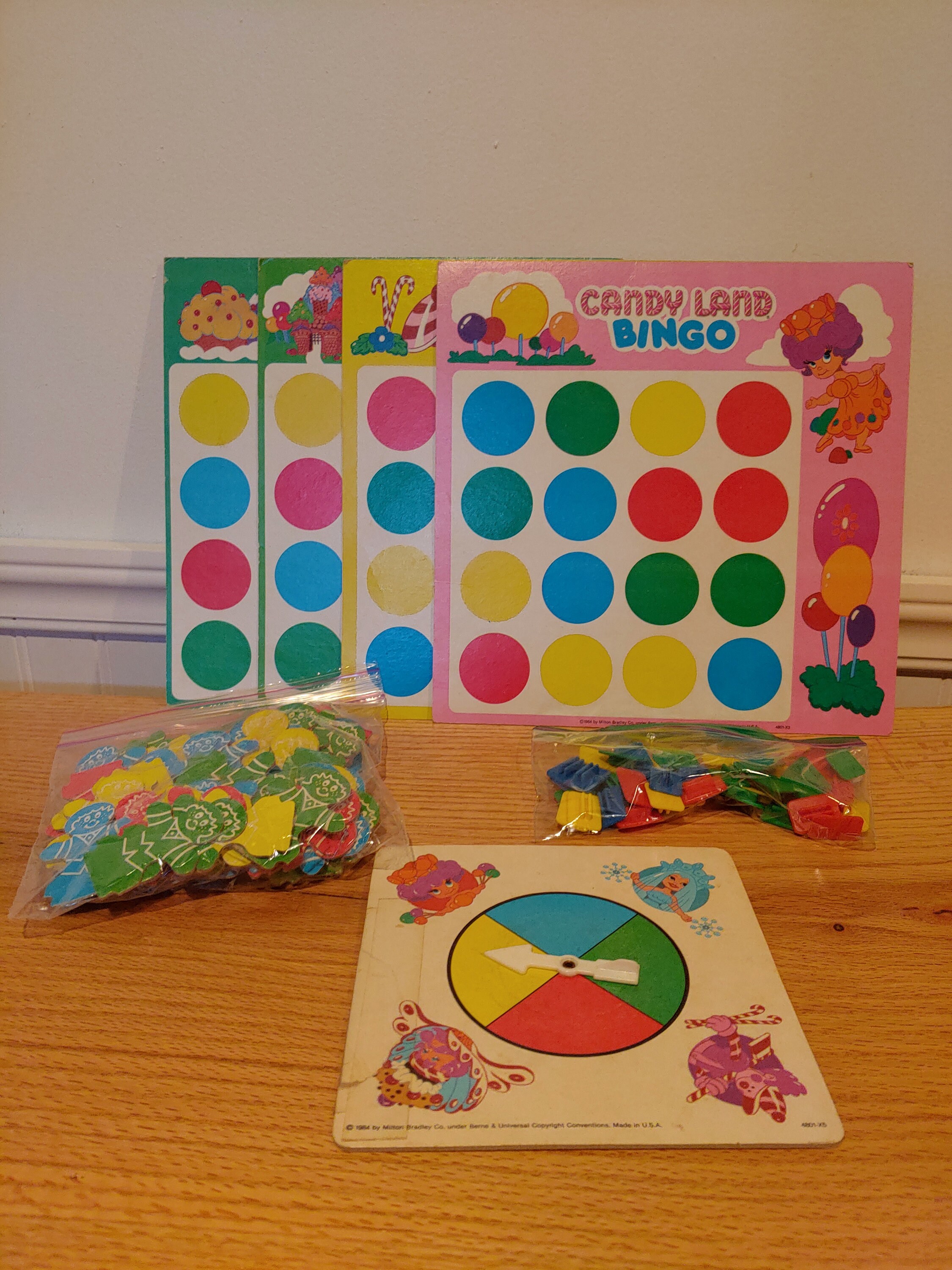 Vintage Candy land Bingo Board Game 1980s Candyland Etsy