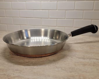リビアウェア銅底鍋、ヴィンテージ調理器具、1801年製銅張り、ストック