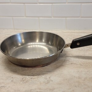 Padella vintage Revereware da 6 pollici con fondo in rame