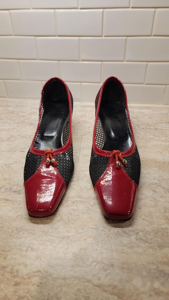 Vintage Vero Cuoio Red Pumps, Made in Italy, Vero… - image 4