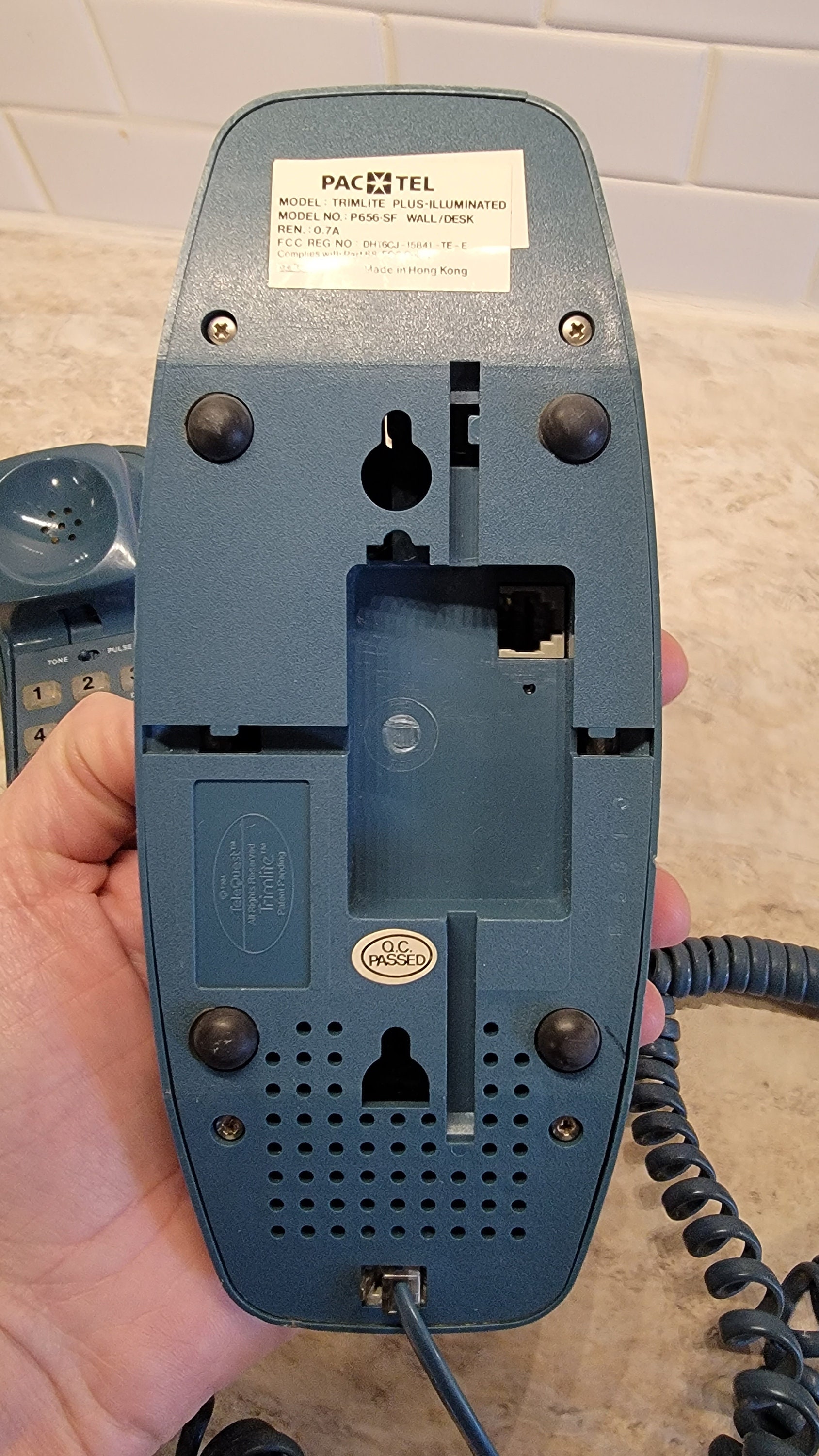 Vintage Bell 70s Landline Phone Bell Atlantic Bushbutton Etsy