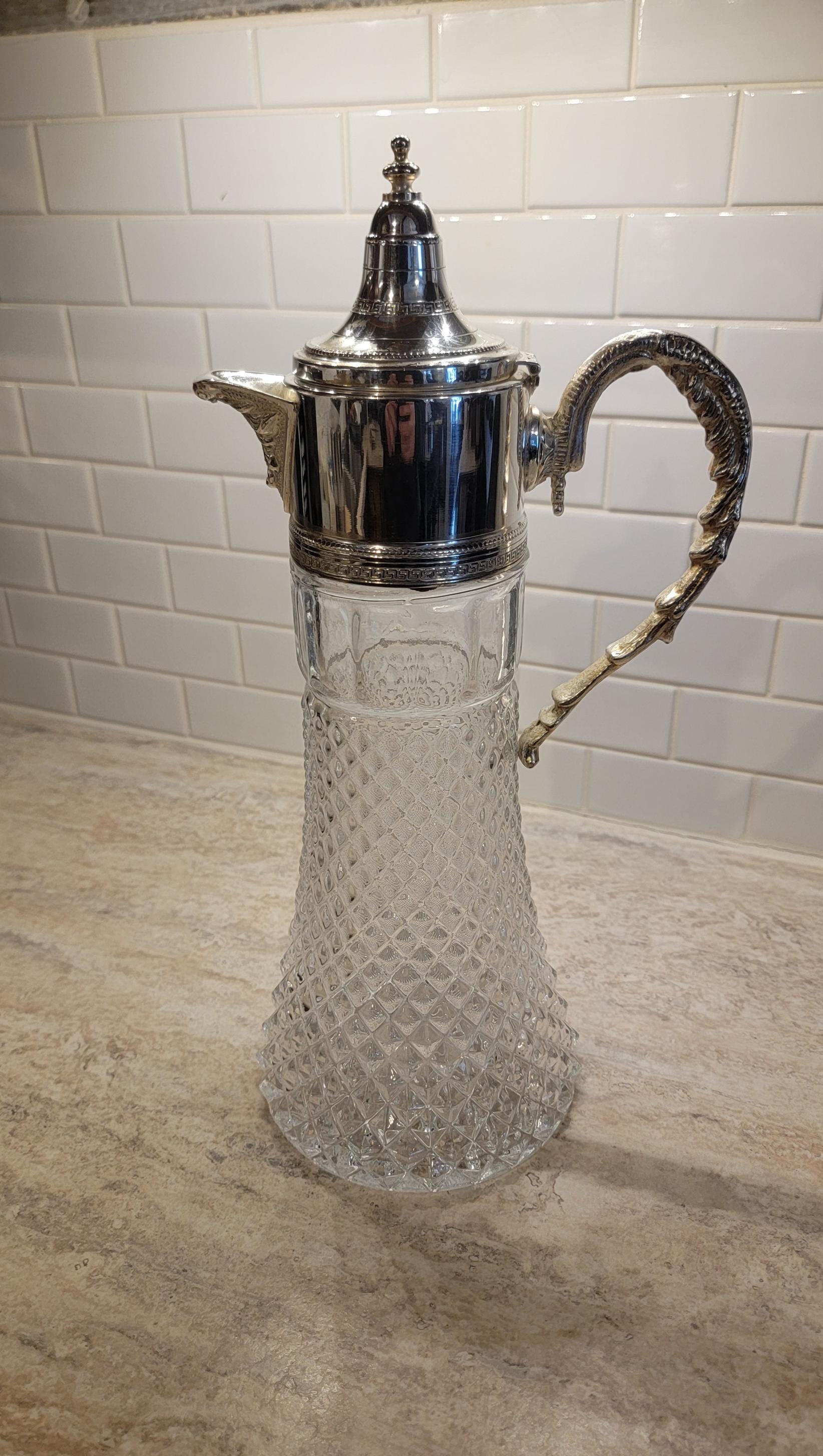 イタリア アンティーク Jug Decanter シルバープレート 英国 イタリア アンティーク Jug Decanter シルバープレート 英国