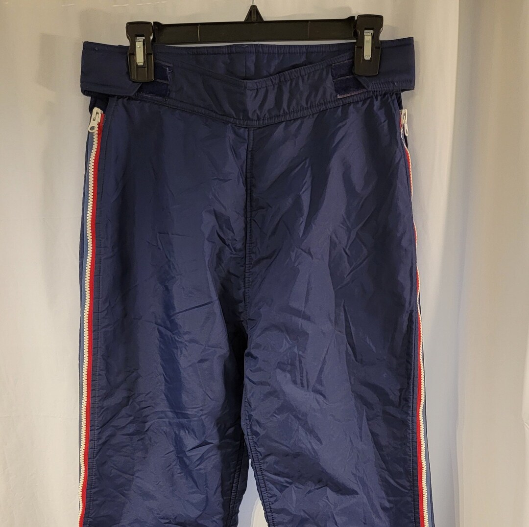 Vintage Unisex Blue Ski Pants Mont Tremblant Ski Pants Made in Canada