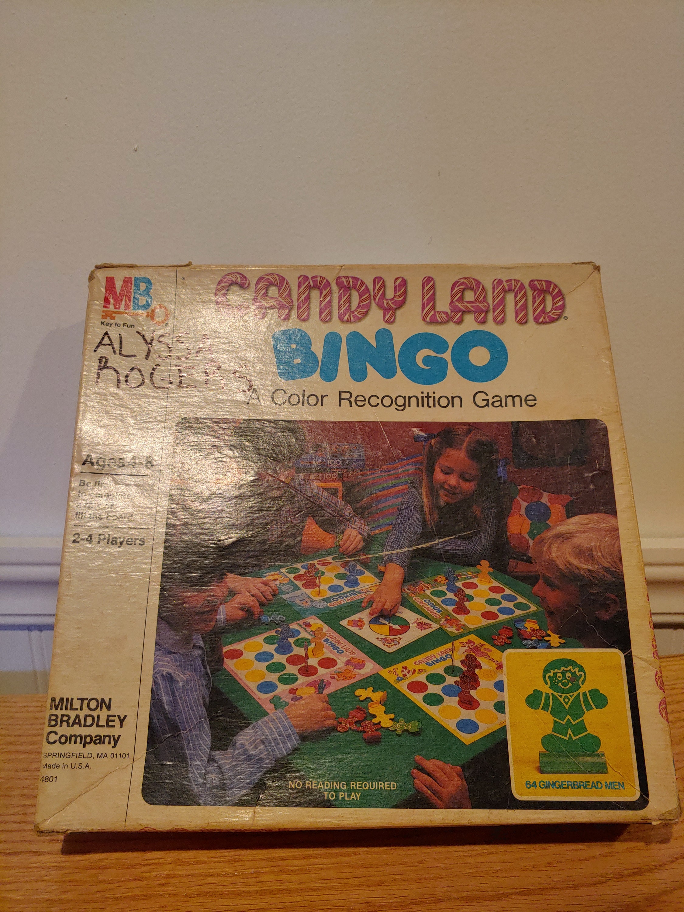 Vintage Candy Land Bingo Board Game 1980s Candyland Etsy UK