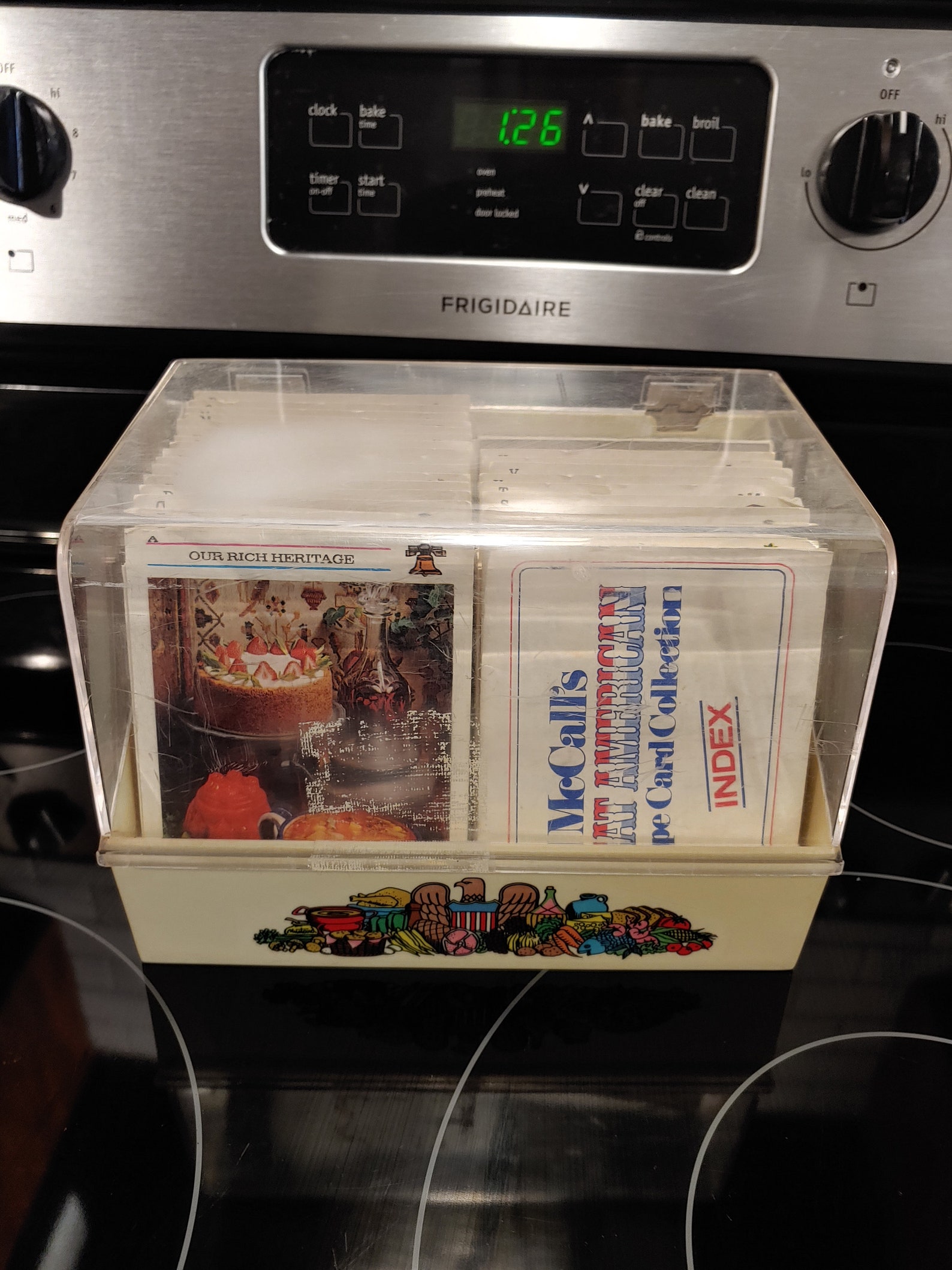 Vintage Recipe Box, Recipe Box, Vintage Recipe Vintage Mccalls Recipe