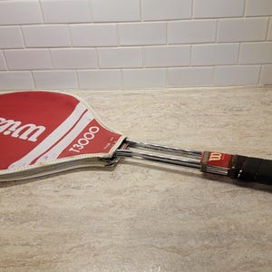 Raquette De Tennis Vintage Wilson T-3000 Années 70, Grip 4 1/2", Neuve Sans Boîte