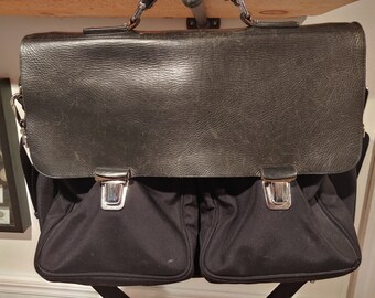 tumi computer bag leather