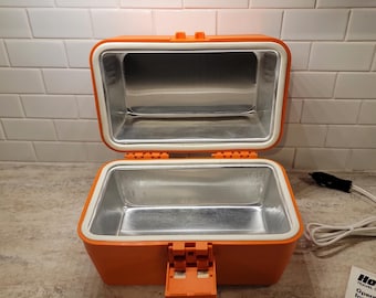Vintage Warming 12 Volt Travel Lunchbox Warming Oven, Hot Deli Warming Travel Oven